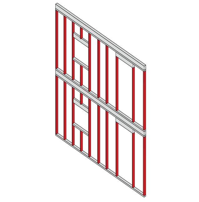 Wandstütze Drywall Construction